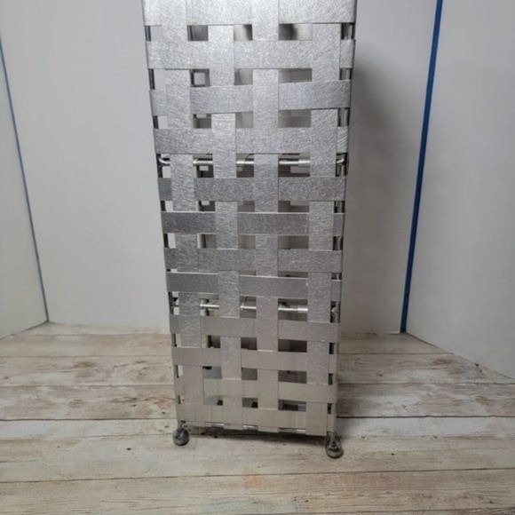Woven Aluminum Metal Shelf Storage Tabletop Shelves Makeup Crafts16" x 5.5" x 6" - Picture 4 of 5